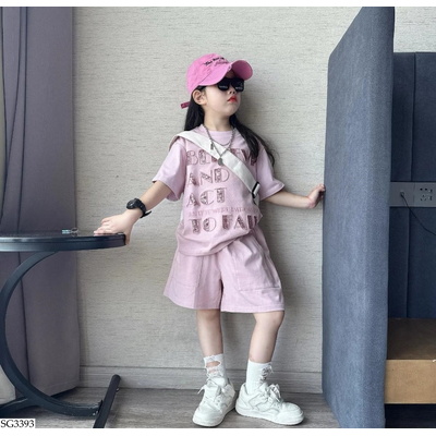 SG3393 SÉT HỒNG CHỮ CÁI BLING