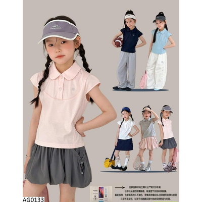 AG0133 ÁO POLO TAY HẾN CHO BG AMBB