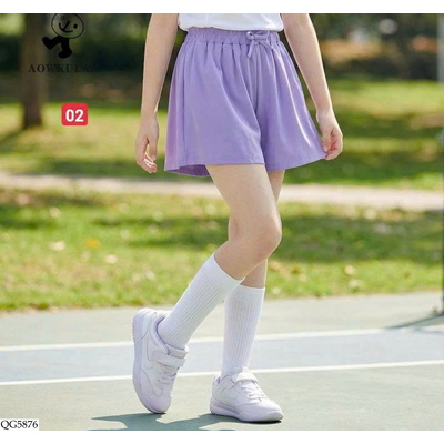 QG5876 QUẦN SHORT ỐNG RỘNG BÉ GÁI AKL