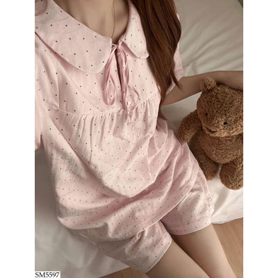 SM5597 BỘ NGỦ CHẤM BI NGỌT NGÀO