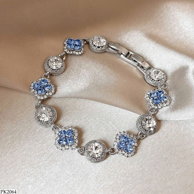 PK2064 VÒNG TAY TRÒN ĐÍNH ĐÁ NỮ GOLICC