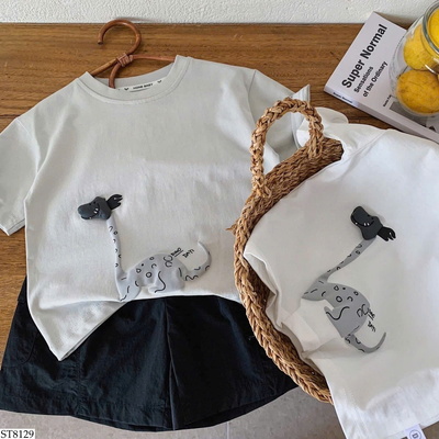 ST8129 ÁO PHÔNG PHỐI QUẦN SHORT CHO BT
