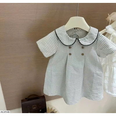 AG0146 ÁO KẺ CỔ BÈO CHO BG