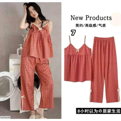 SM5608 BỘ 2 DÂY MẶC NHÀ CHO NỮ