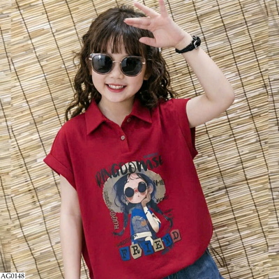 AG0148 ÁO POLO CHO BÉ GÁI