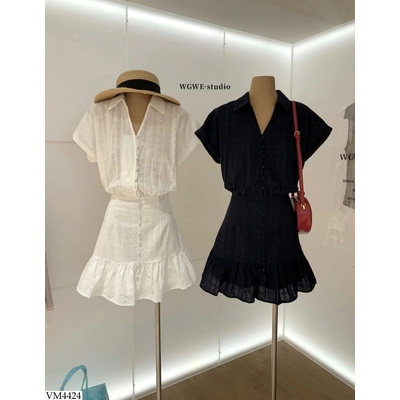 VM4424 VÁY CỔ SƠ MI HÃNG W.G.W.E