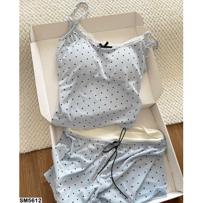SM5612 SET ĐỒ NGỦ 2 DÂY CHẤM BI