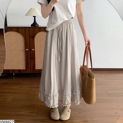 VM4427 CHÂN VÁY DÁNG DÀI PHỐI BÈO