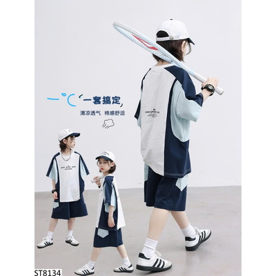 ST8134 SET THỂ THAO PHỐI MÀU CHO BÉ