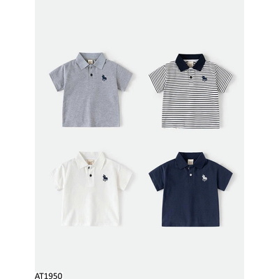 AT1950 ÁO POLO THÊU NGỰC WELLKIDS