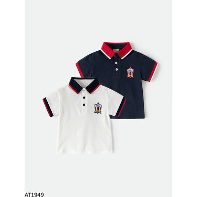AT1949 ÁO POLO CỔ PHỐI MÀU NHÀ WELLKIDS