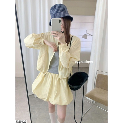 SM5622 BỘ ĐỒ CHỐNG NẮNG MIX CHÂN VÁY EGG NỮ