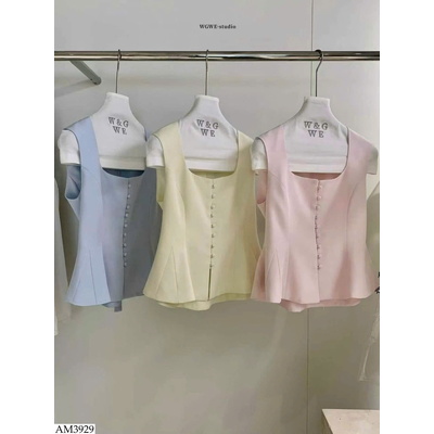 AM3929 ÁO CỔ VUÔNG CHO NỮ HÃNG W.G.W.E