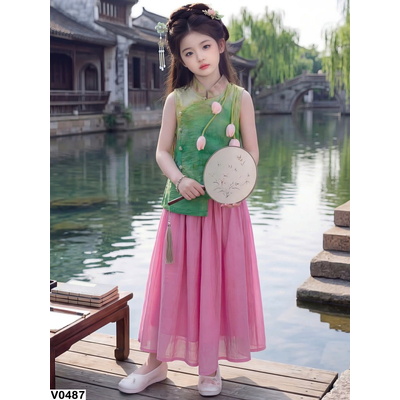V0487 SET HÁN PHỤC CHO BÉ GÁI