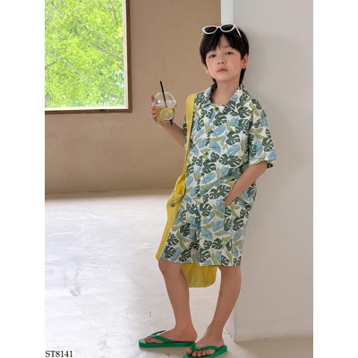 ST8141 SET ÁO SƠ MI ĐI BIỂN AMBB