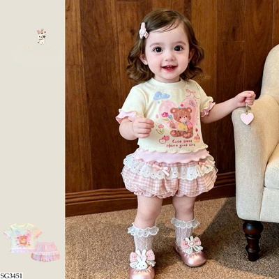 SG3451 SET GẤU CUTE CHO BÉ GÁI