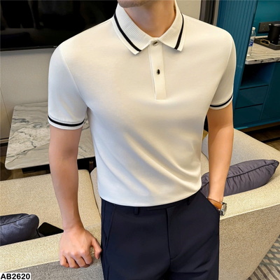 AB2620 ÁO POLO NAM PHỐI VIỀN