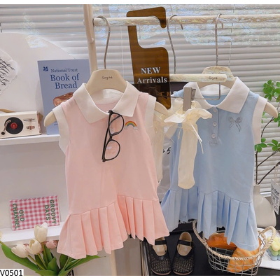 V0501 VÁY POLO ĐUÔI CÁ XẾP Li MẪU MỚI