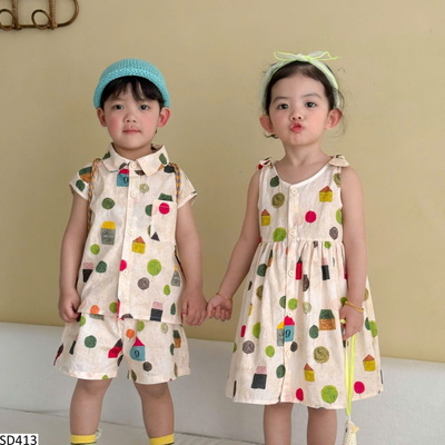 SD413 SET ĐÔI HỌA TIẾT CHO BÉ