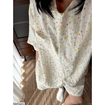 SM5641 BỘ MẶC NHÀ NGÔI SAO CHO NỮ