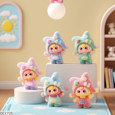 DC1725 SET 10 THÚ BÔNG MINI