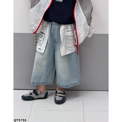 QT5755 JEANS LỠ TÚI NGƯỢC