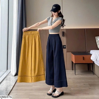QM6976 QUẦN SUÔNG ỐNG RỘNG NỮ