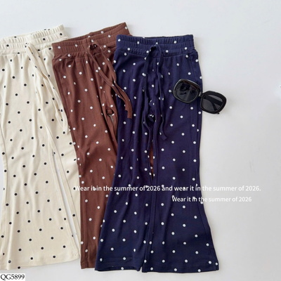 QG5899 QUẦN CHẤM BI ỐNG LOE CHO BG