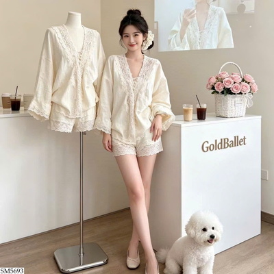 SM5693 SET PHỐI REN CHO NỮ