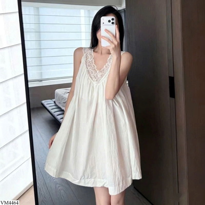 VM4464 VÁY NGỦ PHỐI REN CHO NỮ
