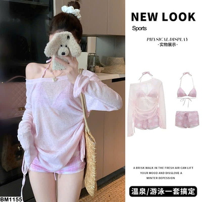 BM1155 SET 3 MÓN BIKINI ĐI BIỂN CHO NỮ
