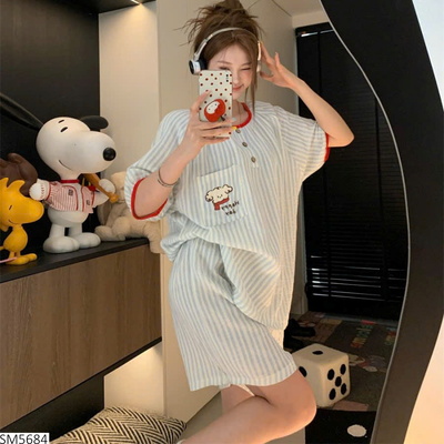 SM5684 BỘ KẺ MẶC NHÀ CHO NỮ