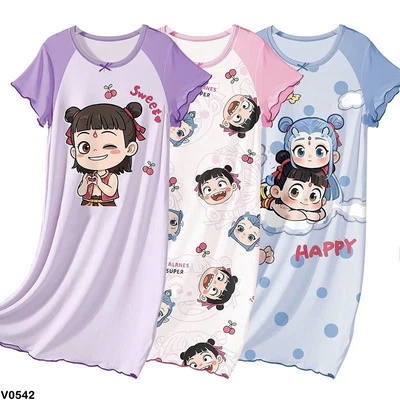 V0542 VÁY NGỦ BÉ GÁI SIÊU ĐÁNG YÊU