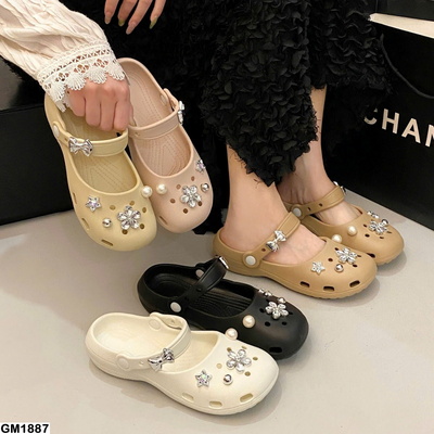 GM1887 SỤC CHARM NƠ NGỌC TRAI