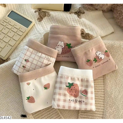DL4542 SET 6 QUẦN CHIP BÉ GÁI COTTON