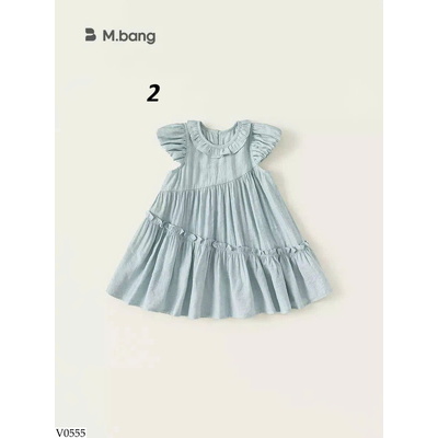 V0555 VÁY CÔNG CHÚA TAY PHỒNG BÉ GÁI