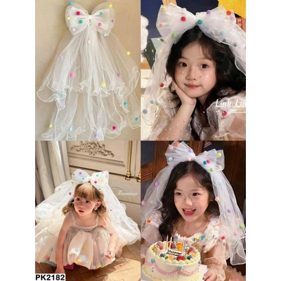 PK2182 KHĂN VOAN NƠ ĐỘI ĐẦU CHO BÉ