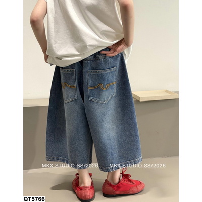 QT5766 JEANS LỠ ỐNG RỘNG