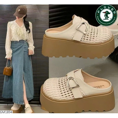 GM1894 GIÀY SỤC NỮ ĐẾ BÁNH MÌ PLOVE