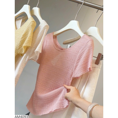 AM4093 ÁO CỘC XOẮN LƯNG CHO NỮ ANNA