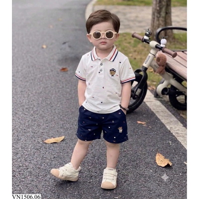 VN1506.06 SET POLO GẤU NHỎ HOT NHẤT HÈ