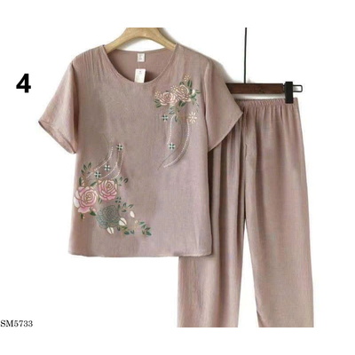 SM5733 BỘ ĐỒ NGỦ NGẮN TAY CHO NỮ