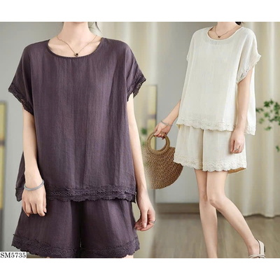 SM5735 SET ĐỒ 2 MẢNH COTTON CHO NỮ