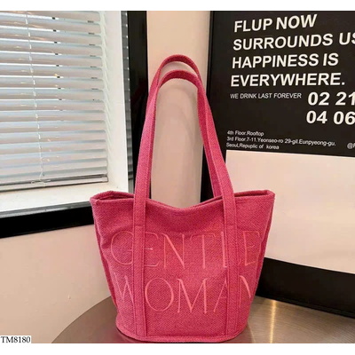TM8180 TÚI TOTE THÊU CHỮ