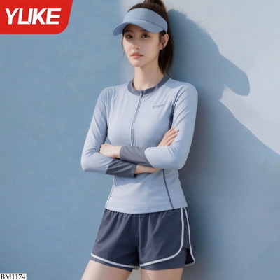 BM1174 BỘ BƠI DÀI TAY NỮ HÃNG YUKE