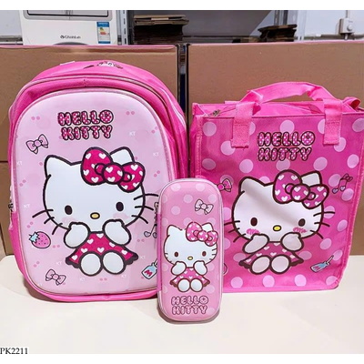 PK2211 SÉT BALO KITTY 3 MÓN SALEEEE