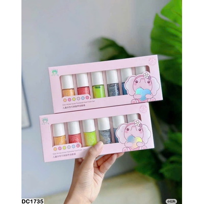 DC1735 SET 6 LỌ SƠN MÓNG TAY AN TOÀN CHO BÉ