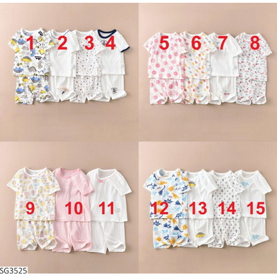 SG3525 BỘ CỘC COTTON GIẤY PEPTIT CHO BÉ