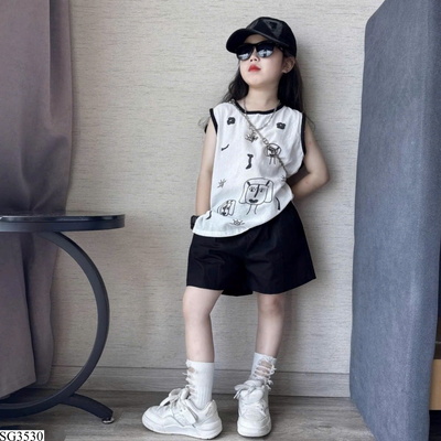 SG3530 SET SÁT NÁCH ĐEN TRẮNG CHO BÉ
