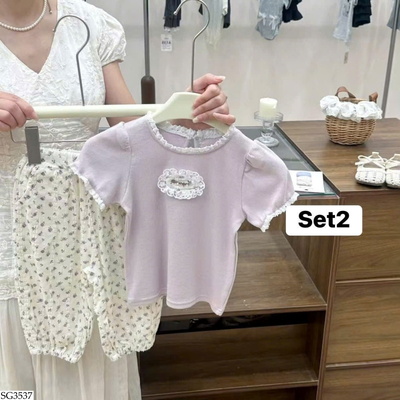SG3537 SET ĐỒ CHO BÉ GÁI